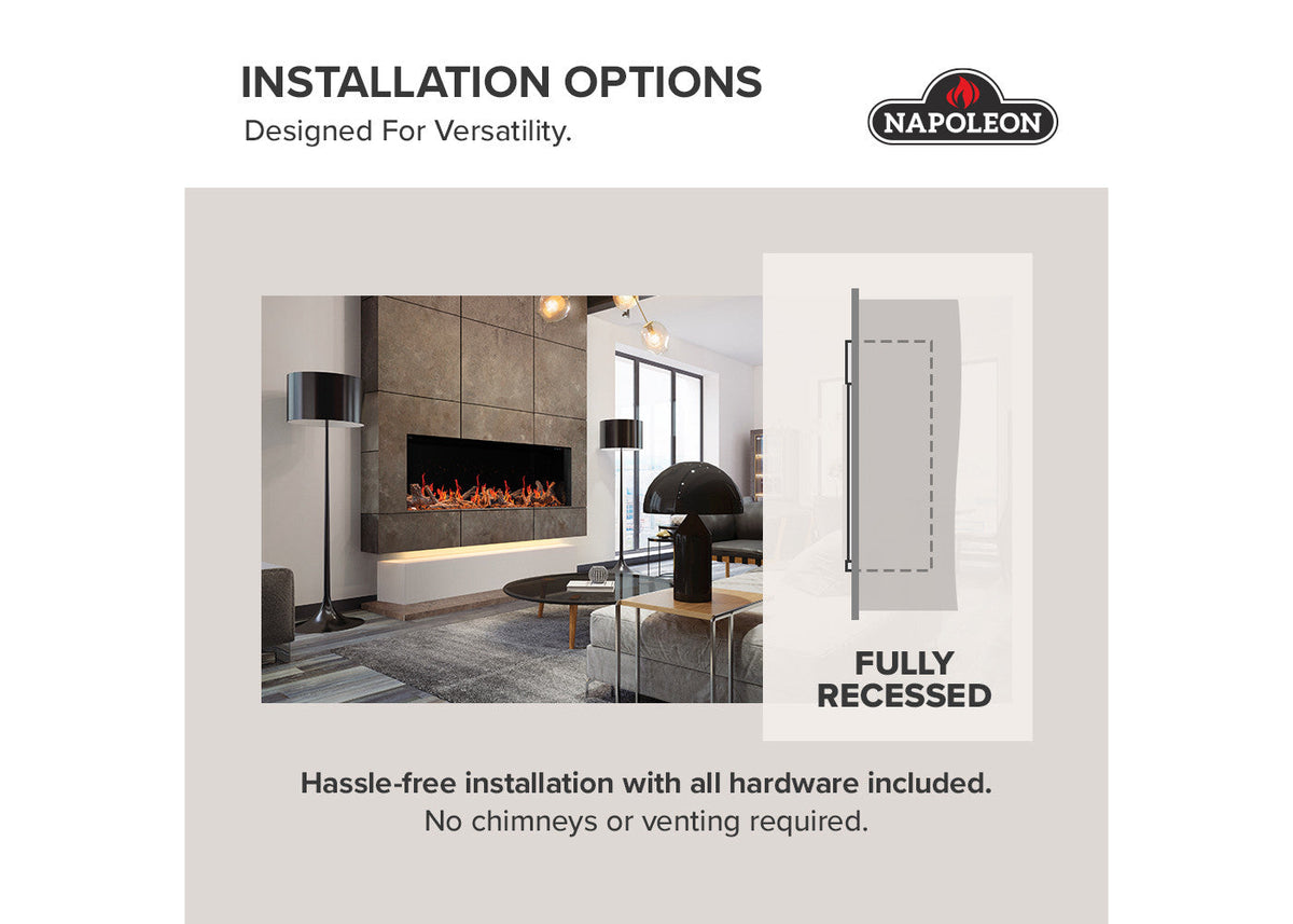 Napoleon Luminex 65 recessed installation overview