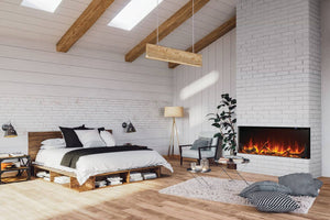 Napoleon Astound 62 FlexMount in a Scandinavian-style bedroom