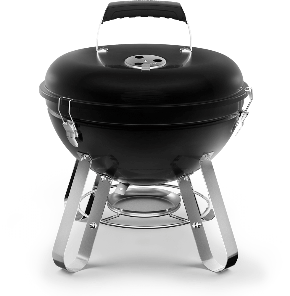 Napoleon NK14K-LEG-3 black charcoal grill – front view