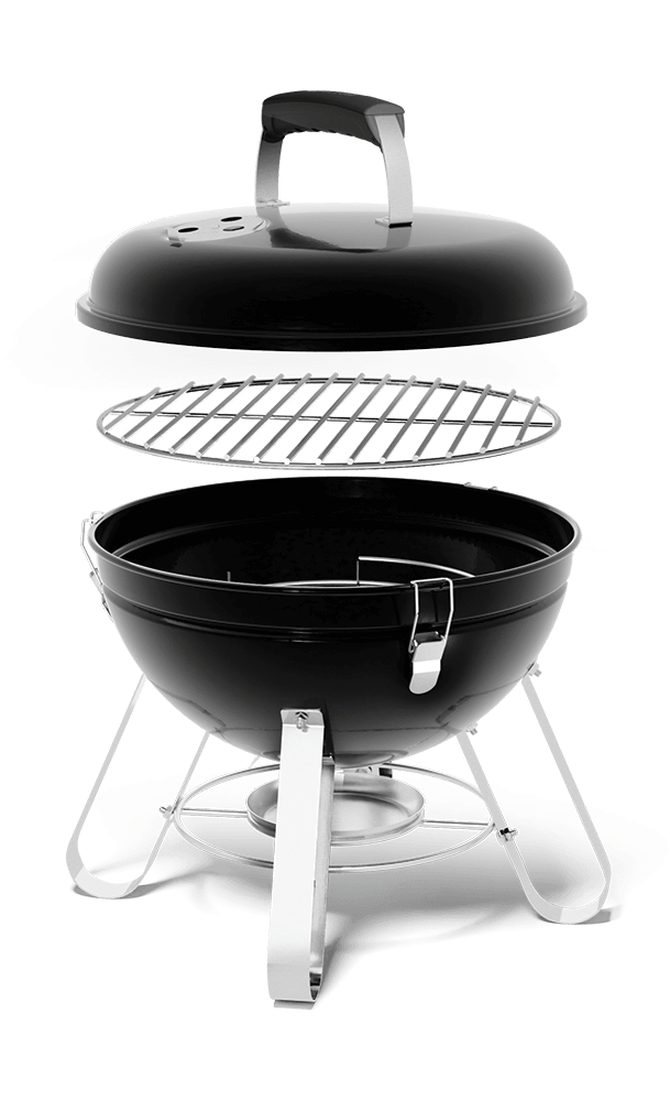 Napoleon NK14K-LEG-3 black charcoal grill – manufacturer product view 3
