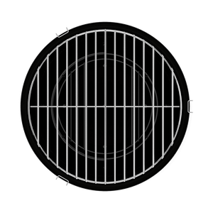 Napoleon NK14K-LEG-3 black charcoal grill – manufacturer product view 4