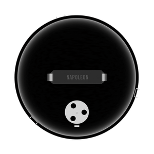 Napoleon NK14K-LEG-3 black charcoal grill – manufacturer product view 5