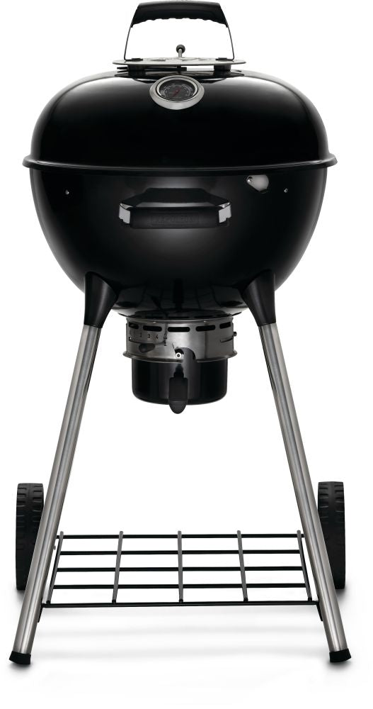 Napoleon NK18K-LEG-3 black charcoal grill – front view