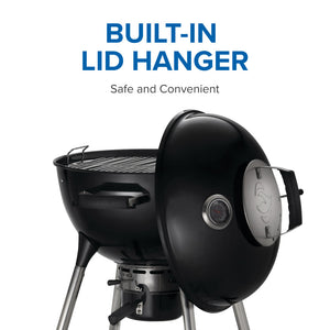 Napoleon NK18K-LEG-3 black charcoal grill – manufacturer product view 7