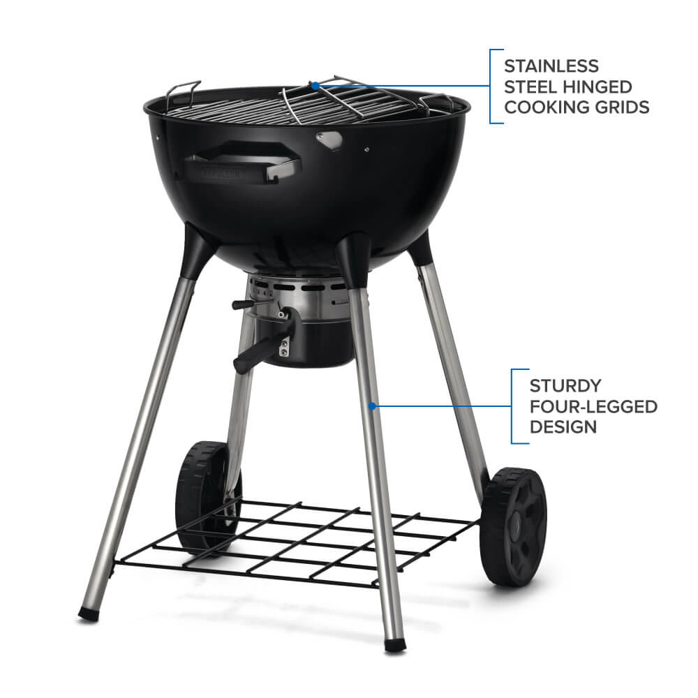 Napoleon NK22K-LEG-3 black charcoal grill – manufacturer product view 5