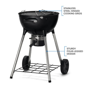 Napoleon NK22K-LEG-3 black charcoal grill – manufacturer product view 5
