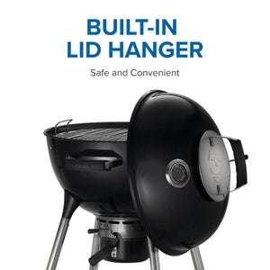 Napoleon NK22K-LEG-3 black charcoal grill – manufacturer product view 6