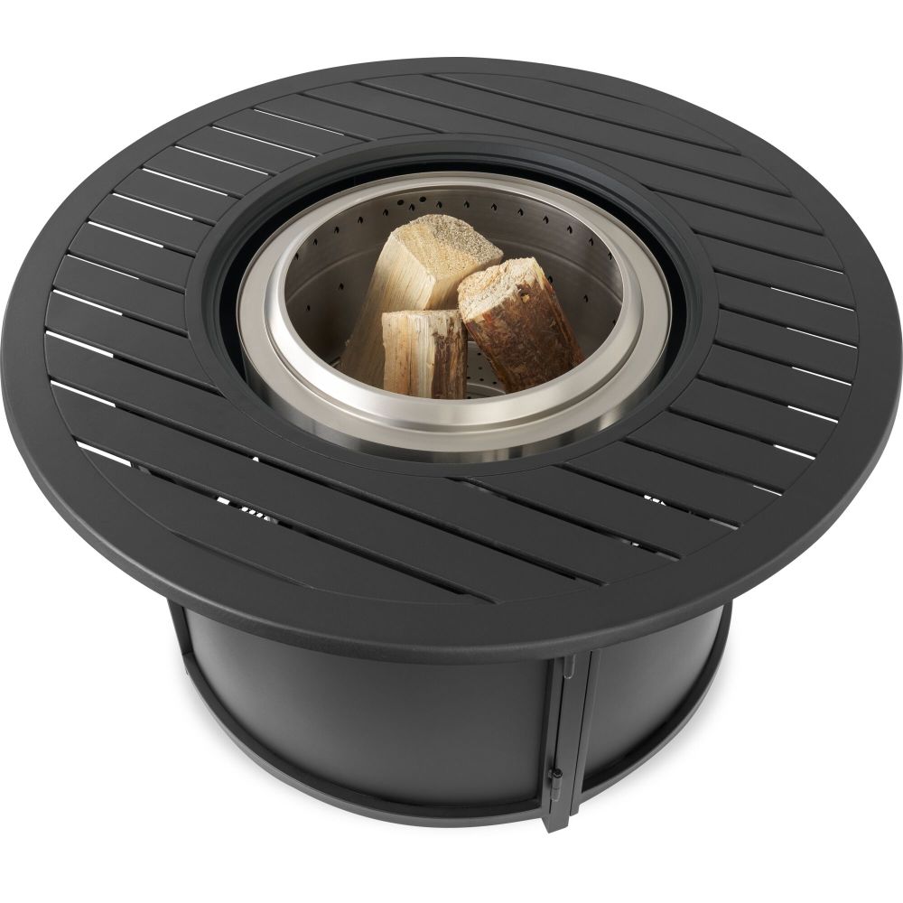 Napoleon 44-inch table surround top view; fire pit and wood sold separately