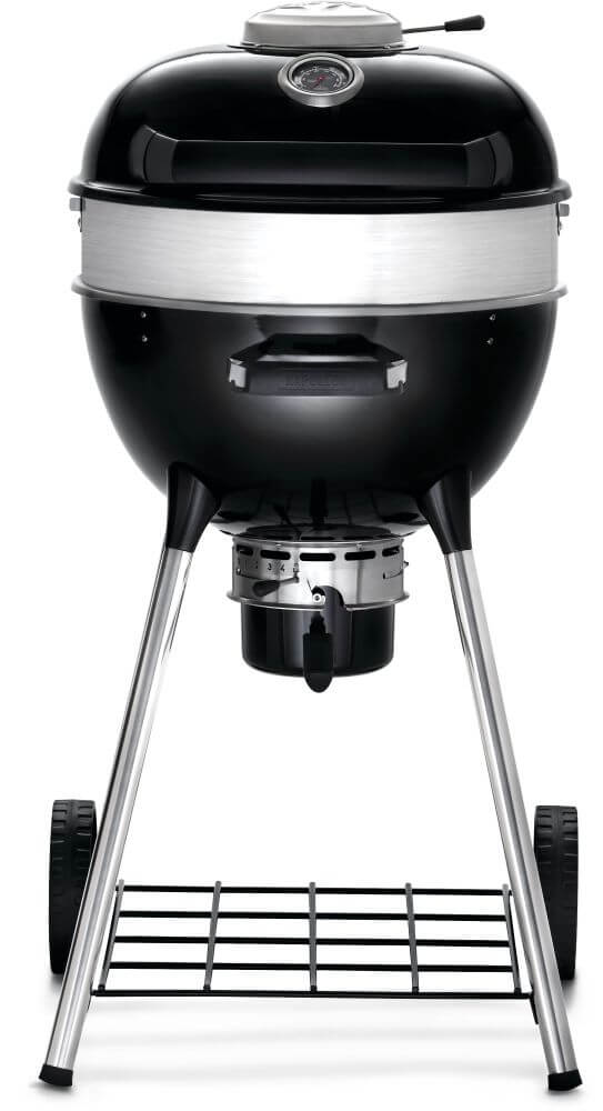 Napoleon PRO18K-LEG-3 black charcoal grill – front view