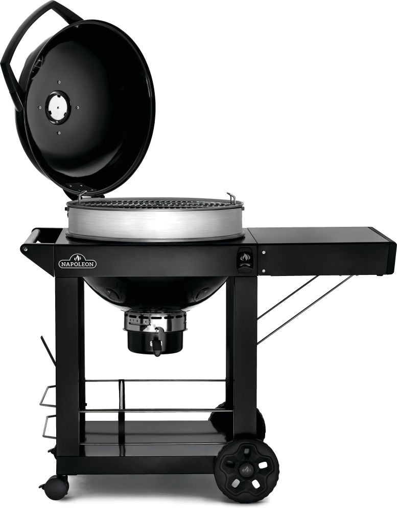 Napoleon PRO22K-CART-3 black charcoal grill – manufacturer product view 13