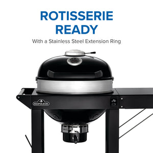 Napoleon PRO22K-CART-3 black charcoal grill – manufacturer product view 6