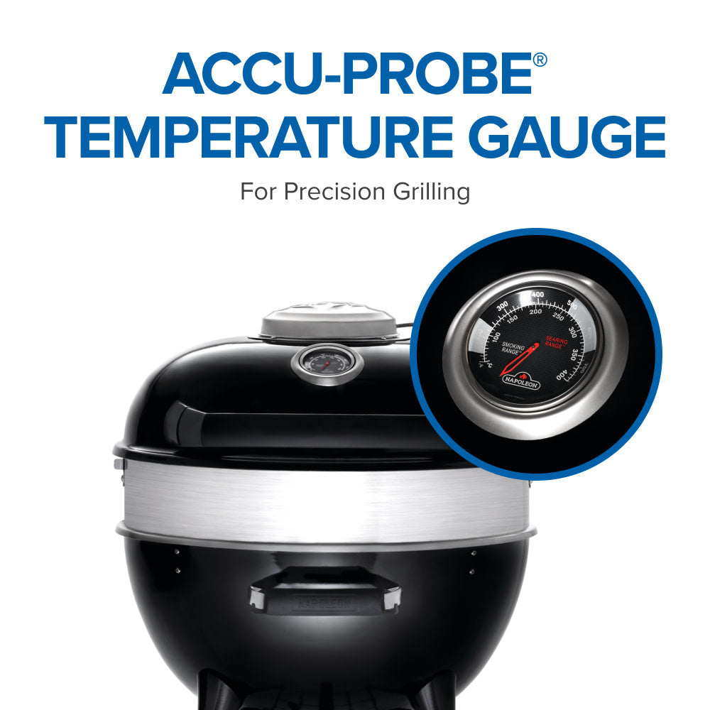 Napoleon PRO22K-LEG-3 black charcoal grill – manufacturer product view 7