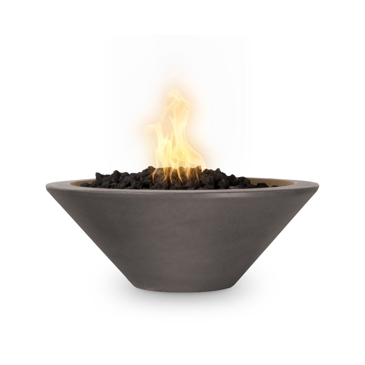 The Outdoor Plus Cazo Concrete Fire Bowl - Chestnut