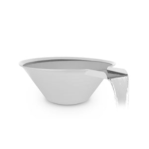 The Outdoor Plus Cazo Water Bowl - Powder Coated - White