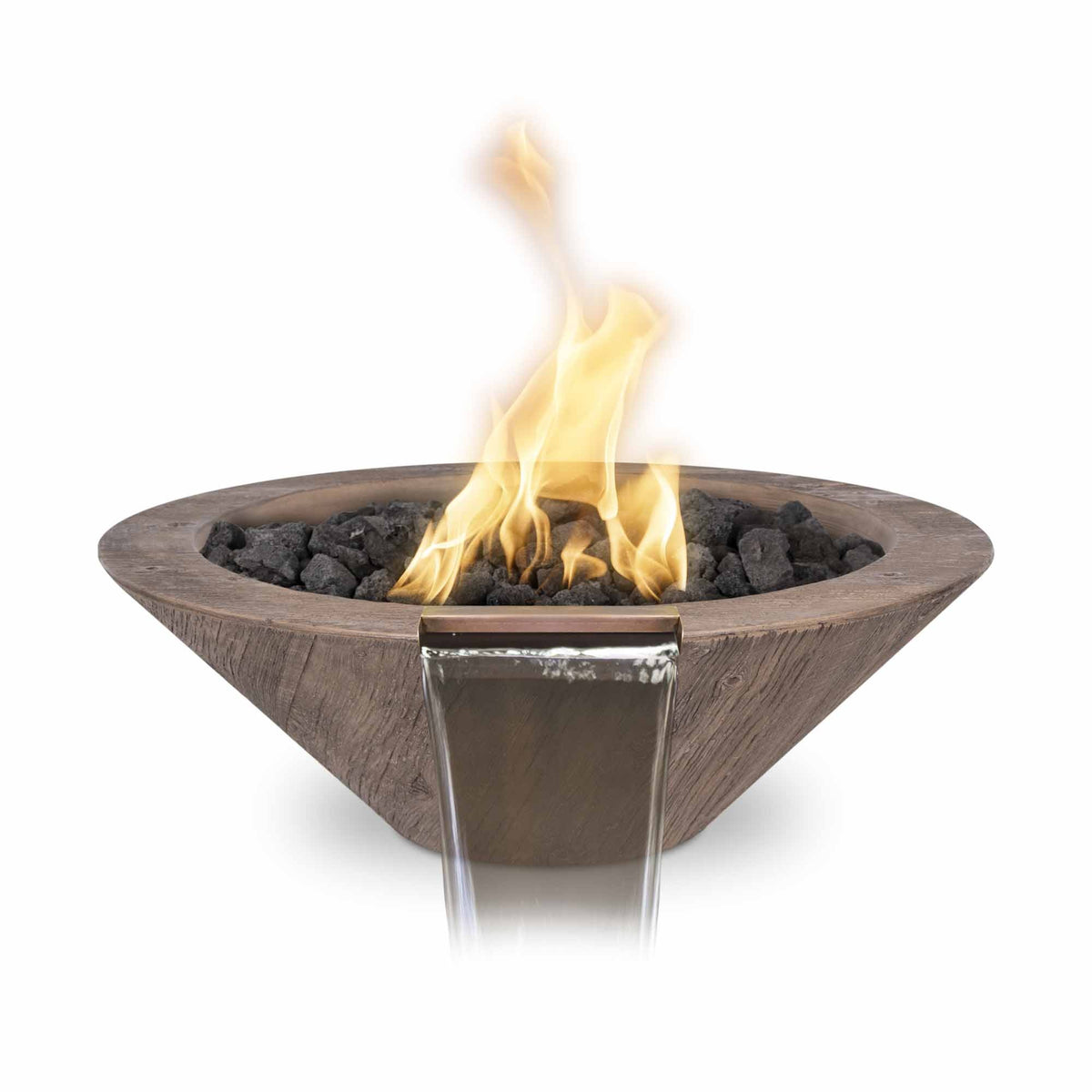 The Outdoor Plus Cazo Concrete Wood Grain - Fire & Water - Oak