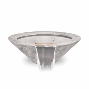 The Outdoor Plus Cazo Concrete Wood Grain Water - ivory