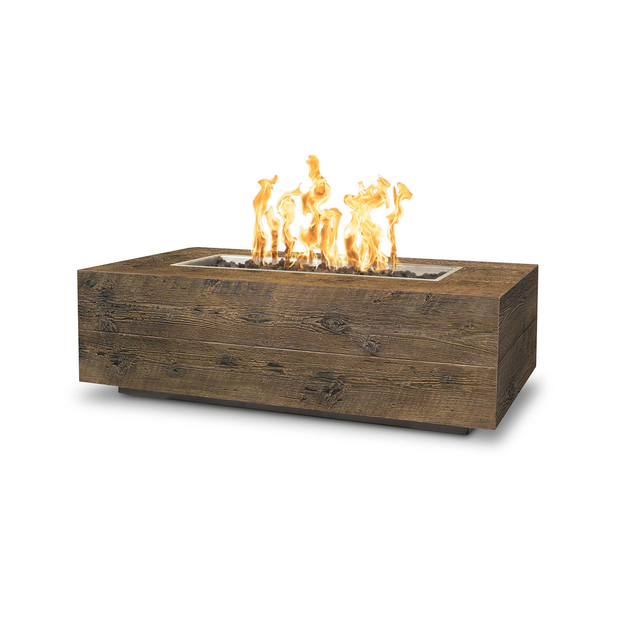 The Outdoor Plus Coronado Fire Pit - Wood Grain - Oak