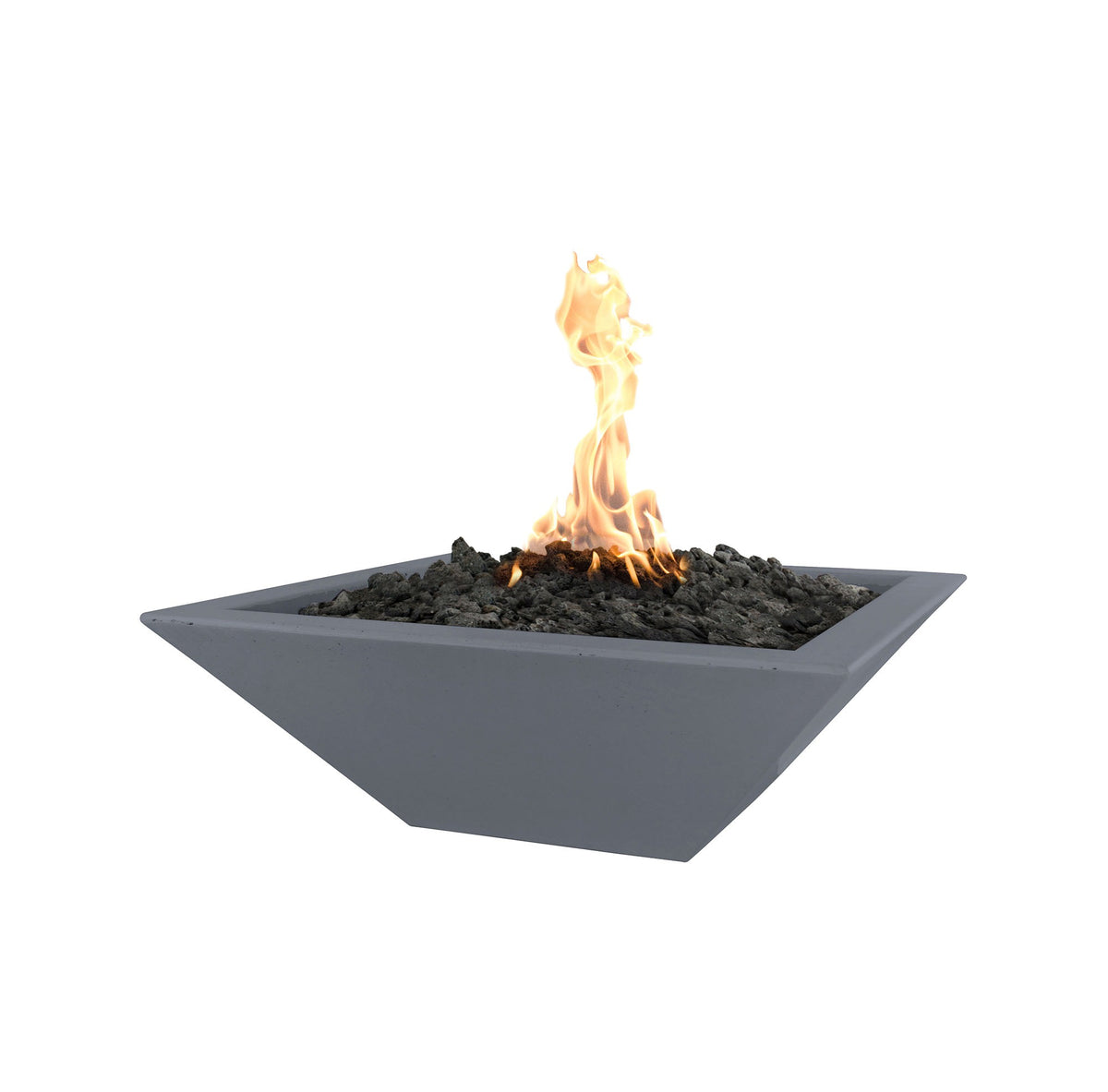 The Outdoor Plus Maya Concrete Fire Bowl - Gray