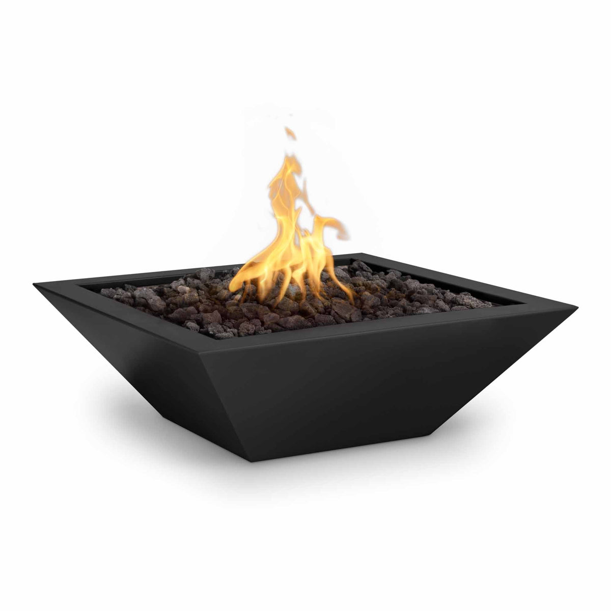 The Outdoor Plus Maya Powder Coated Fire Bowl - Black