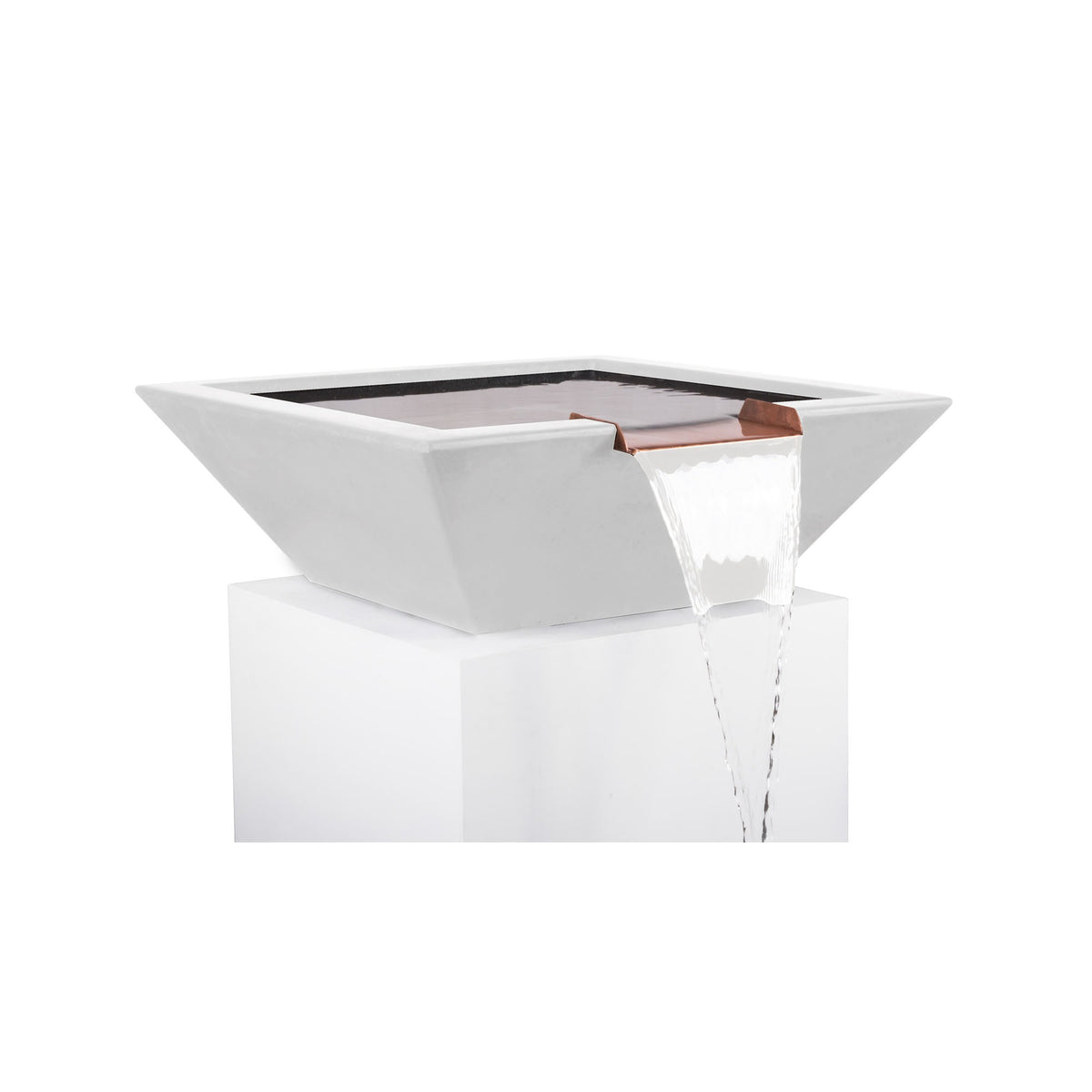 The Outdoor Plus Maya Water Bowl - GFRC Concrete