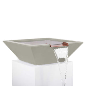 The Outdoor Plus Maya GFRC Water Bowl - Ash