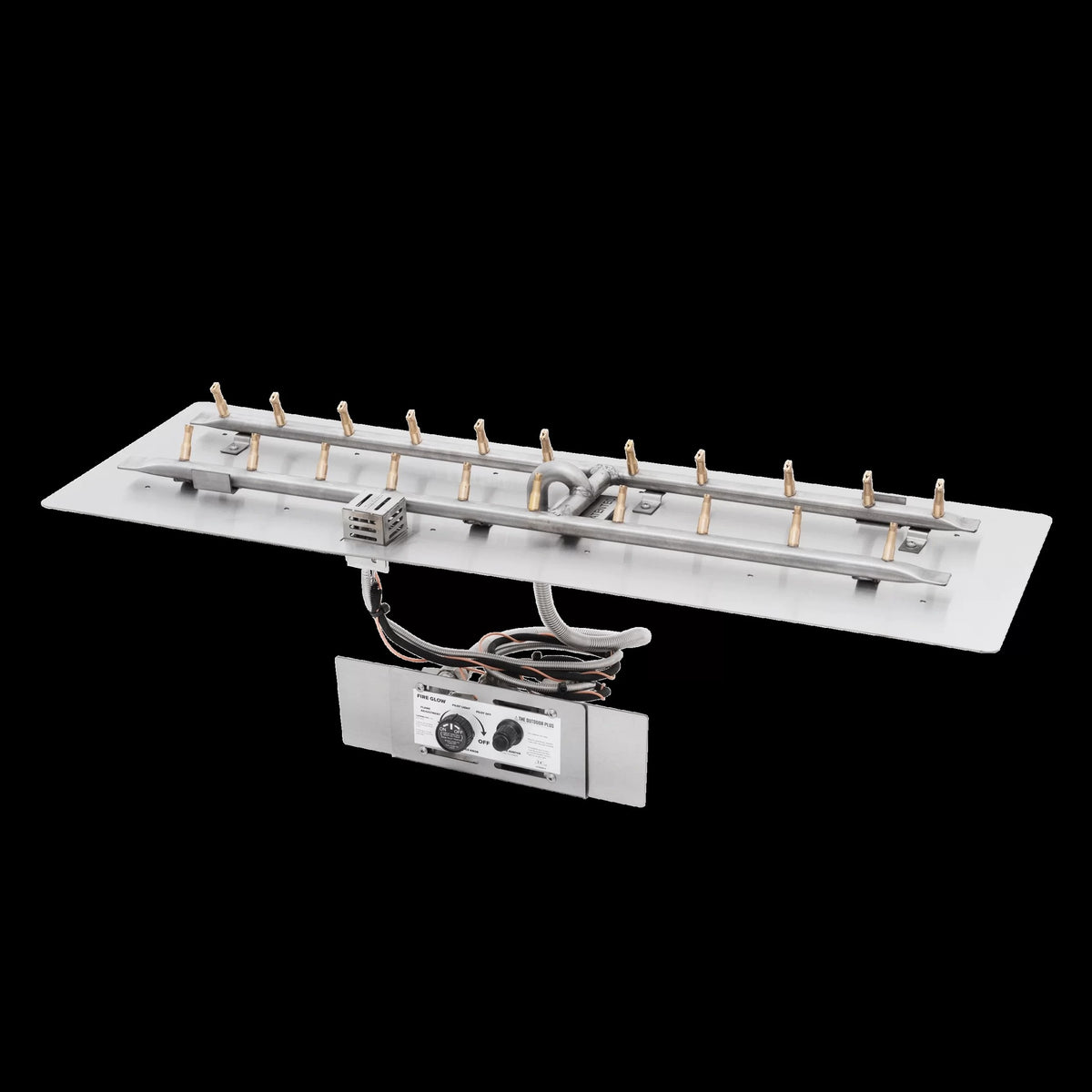 The Outdoor Plus Rectangular Flat Pan & SS 'H' Bullet Burner - Image 2