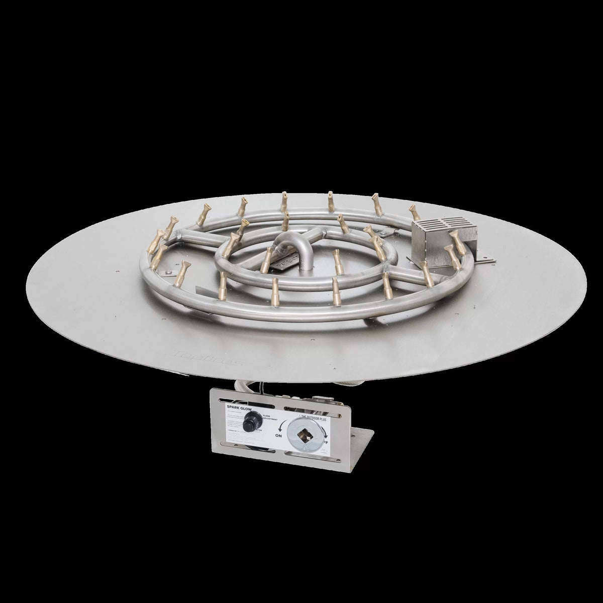 The Outdoor Plus Round Flat Pan & SS Round Bullet Burner - Image 2