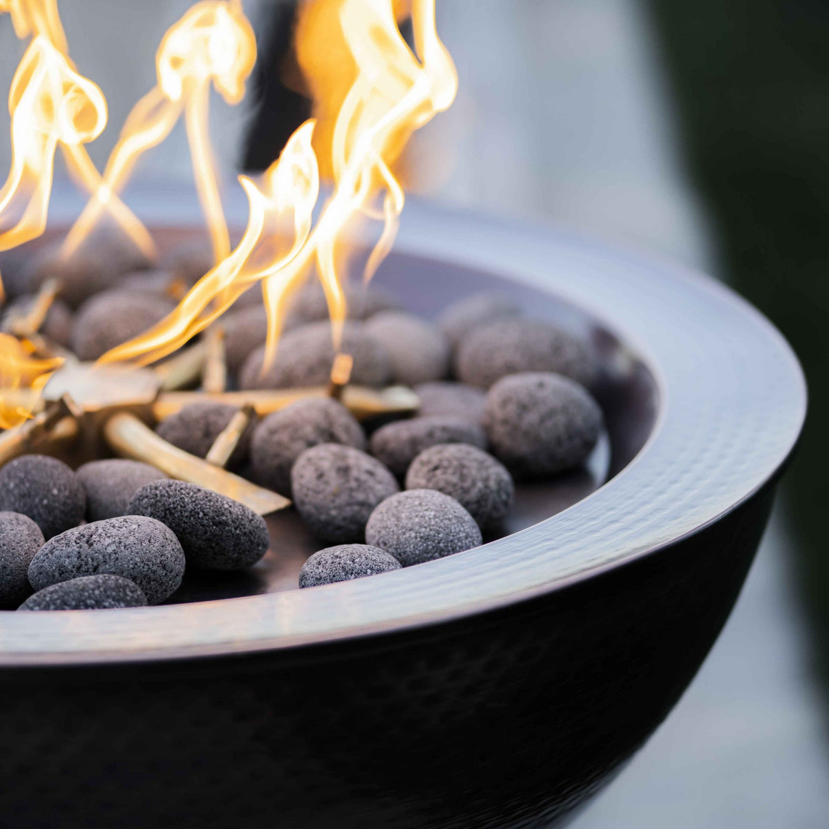The Outdoor Plus Sedona Fire Bowl - Hammered Patina Copper - Image 2