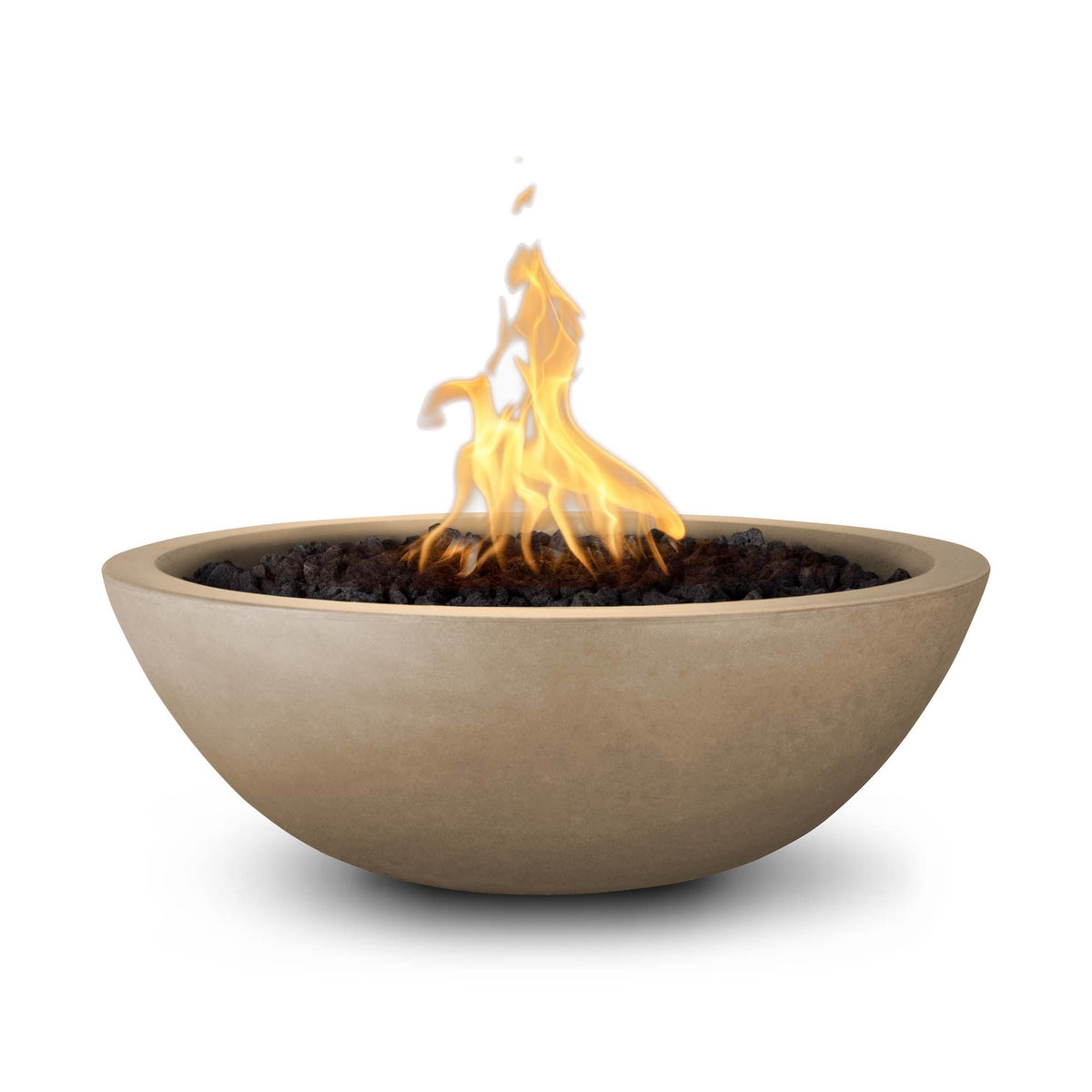 The Outdoor Plus Sedona GFRC Fire Bowl - Brown