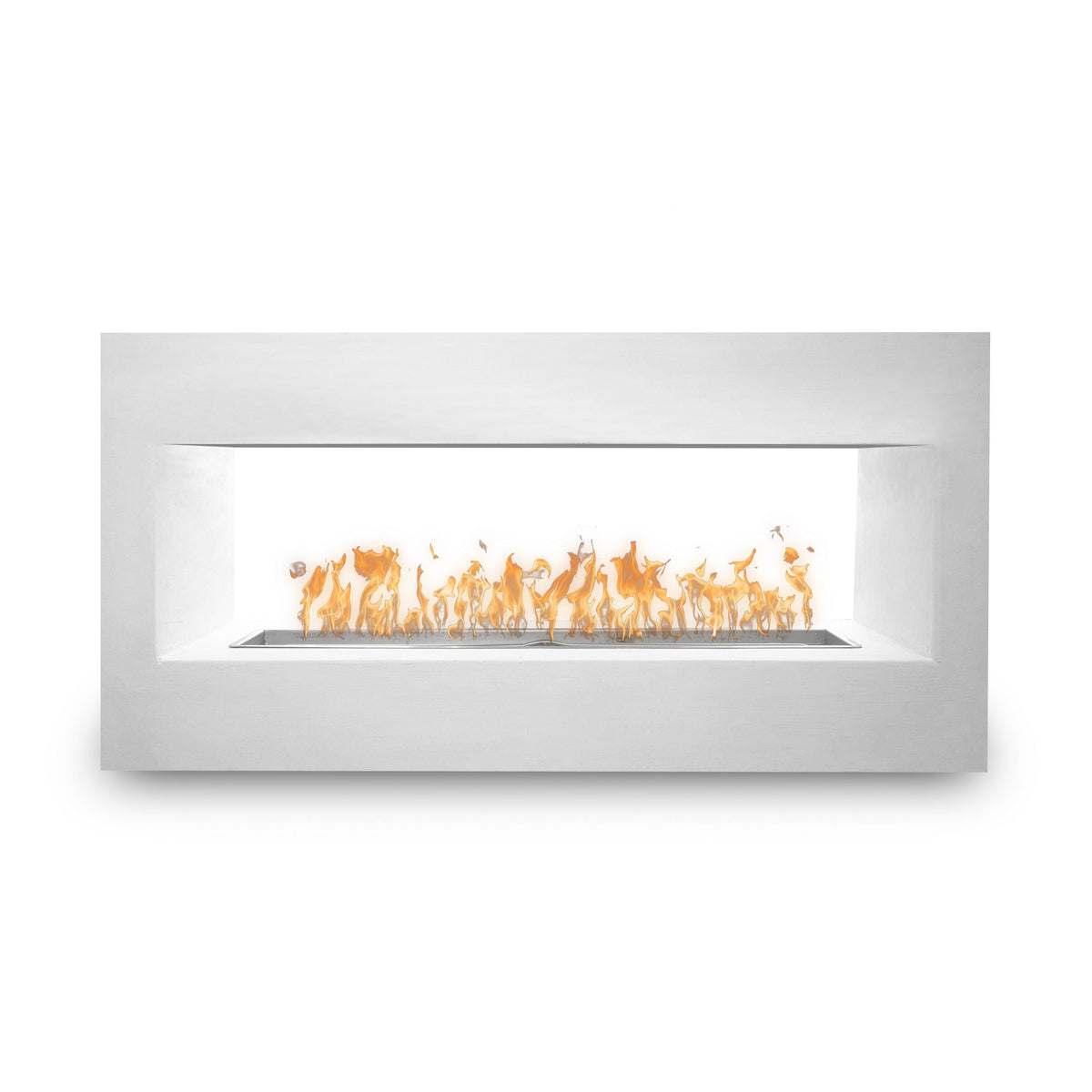 Manufacturer photograph of The Outdoor Plus Williams Ready to Finish Outdoor Gas Fireplace