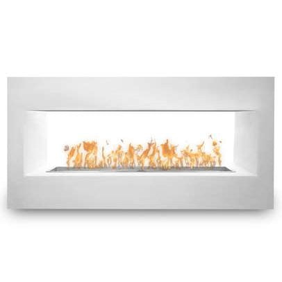 The Outdoor Plus Williams ready to finish outdoor gas fireplace shown in the manufacturer manual