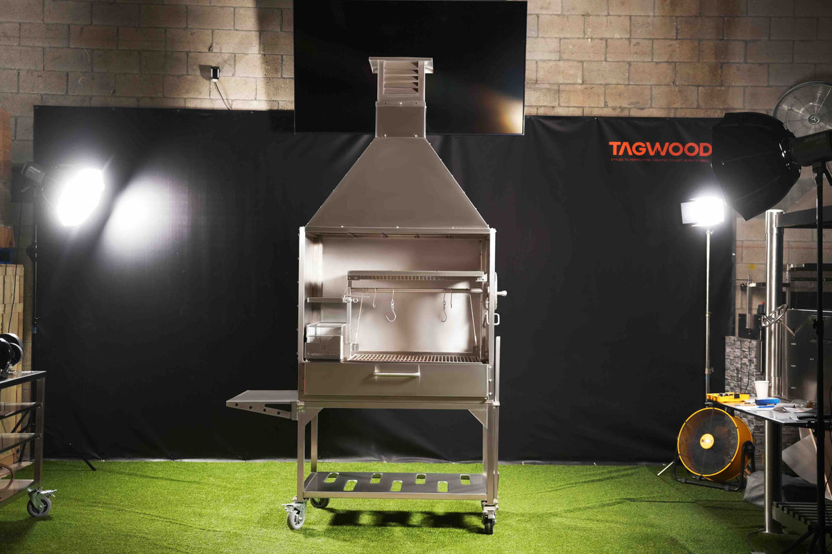 Tagwood BBQ ASH25 304 Stainless Steel Grill-Mounted Smoke Hood for BBQ25SS