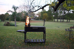 Tagwood BBQ BBQ03SI Chief Series Santa Maria Grill - 4 Cooking Zones