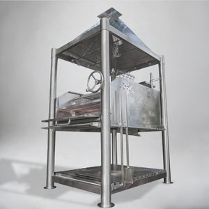 Tagwood BBQ BBQ12SS XL 304 Stainless Steel Argentine Open-Fire Grill