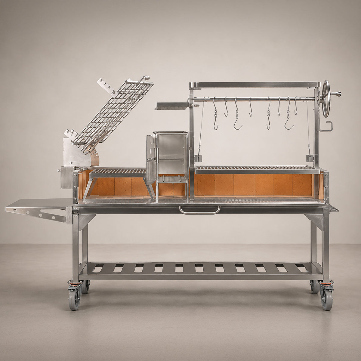Tagwood BBQ BBQ26SS Freestanding Argentine Santa Maria Grill – 304 Stainless Steel