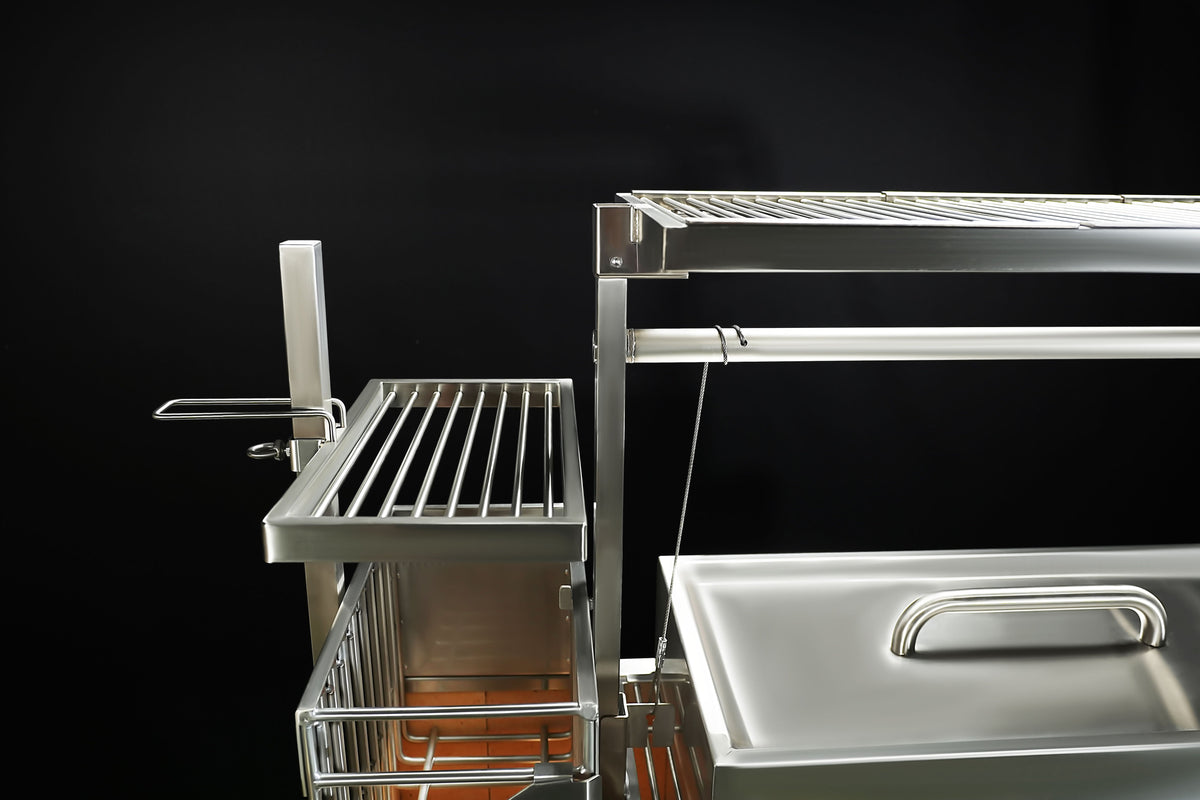 Tagwood BBQ BBQ55SS 304 Stainless Steel Height-Adjustable Secondary Grate