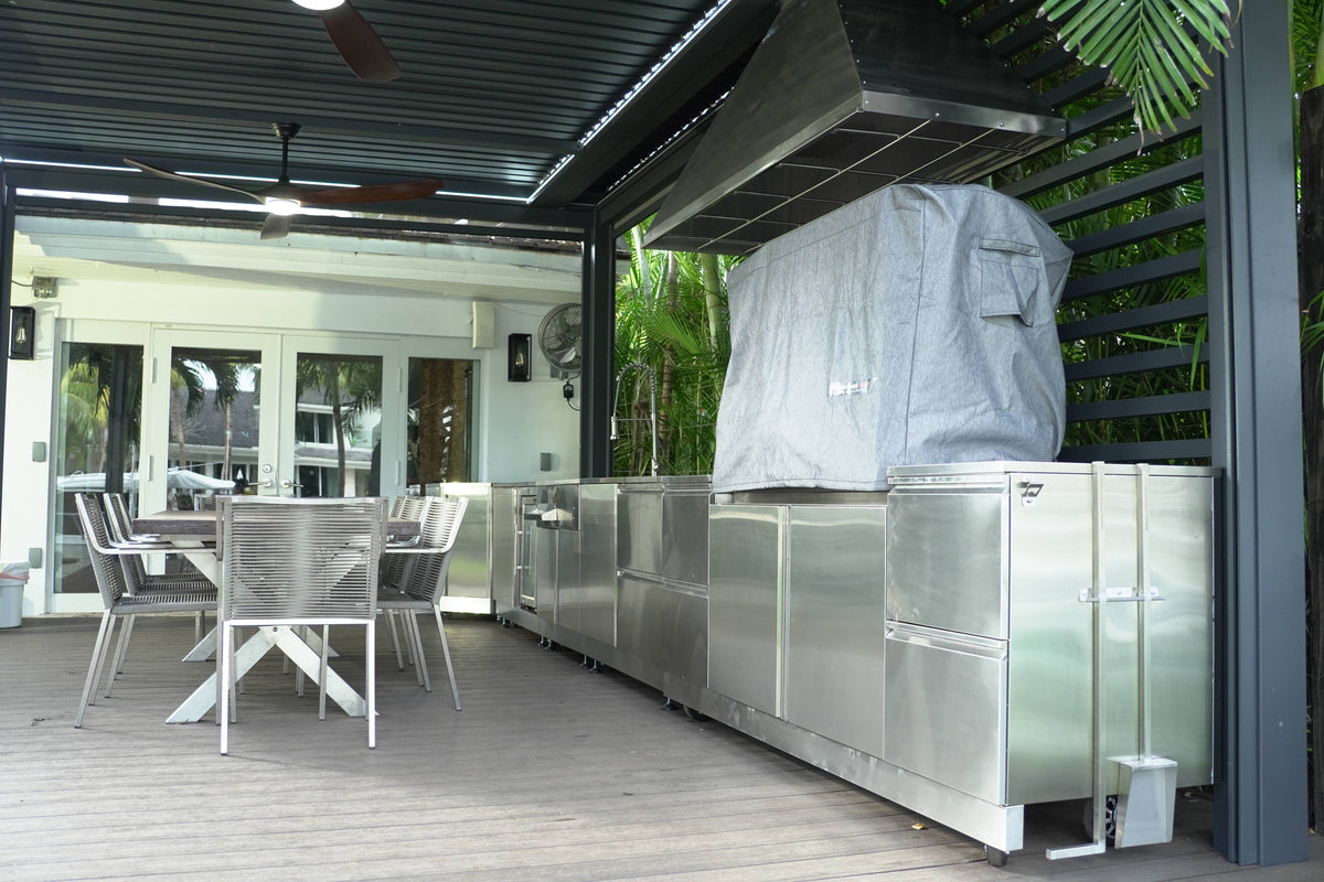 Tagwood BBQ COVE05 PRO Series 500D All-Weather UV-Resistant Grill Cover