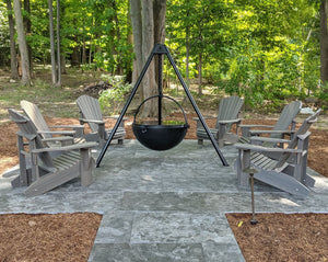 Cowboy Cauldron Wrangler 36" Fire Pit & Grill – alternate product view 2